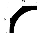 Карниз Decostar СП-Б35/35 35x35