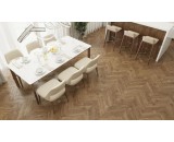 Кварцевый ламинат Alpine Floor Chevron 18-10 Гевуина 43-класс, окрашенная фаска-4V, французская елка, 600x127x5мм