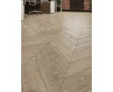 Кварцевый ламинат Alpine Floor Chevron 18-11 Карите 43-класс, окрашенная фаска-4V, французская елка, 600x127x5мм