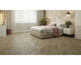 Кварцевый ламинат Alpine Floor Chevron 18-3 Дуб Натуральный Отбеленный 43-класс, окрашенная фаска-4V, французская елка, 600x127x5мм