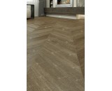 Кварцевый ламинат Alpine Floor Chevron 18-5 Макадамия 43-класс, окрашенная фаска-4V, французская елка, 600x127x5мм