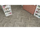 Кварцевый ламинат Alpine Floor Chevron 18-8 Дуб Исида 43-класс, окрашенная фаска-4V, французская елка, 600x127x5мм