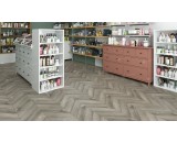 Кварцевый ламинат Alpine Floor Chevron 18-8 Дуб Исида 43-класс, окрашенная фаска-4V, французская елка, 600x127x5мм