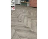 Кварцевый ламинат Alpine Floor Chevron 18-8 Дуб Исида 43-класс, окрашенная фаска-4V, французская елка, 600x127x5мм