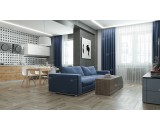 Кварцевый ламинат Alpine Floor Parquet LVT Дуб Исида 16-15 тиснение в регистр 43-класс, окрашенная фаска-4V, 600x125x4мм