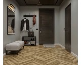 Кварцевый ламинат Alpine Floor Nut Акорн ECO 22-6 43-класс, окрашенная фаска-4V, английская ёлка, 600x125x4мм