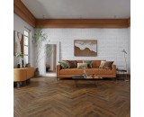 Кварцевый ламинат Alpine Floor Nut Кенари ECO 22-4 43-класс, окрашенная фаска-4V, английская ёлка, 600x125x4мм
