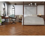 Кварцевый ламинат Alpine Floor Nut Нойер ECO 22-5 43-класс, окрашенная фаска-4V, английская ёлка, 600x125x4мм
