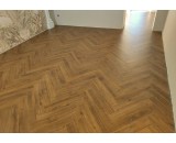 Ламинат CBM Koruna 808 Орех Босковице 33-класс, фаска-4V, елочкой, 606x101x12мм