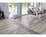Ламинат Haro Дуб Эмилия бархат серый Tritty 100 Gran Via 4V матовый аутентичное тиснение в регистр 538770 32-класс, фаска-4V, 2200x243x8мм