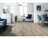 Ламинат Haro Дуб Эмилия бархат серый Tritty 200 Aqua Gran Via 4V влагостойкий матовый аутентичное тиснение в регистр 540271 33-класс, фаска-4V, 2200x243x8мм