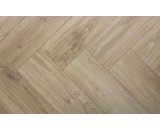 Ламинат Thys Herringbone Дуб Galway тиснение в регистр левая 521756 33-класс, фаска-4V, елочкой, 640x143x12мм