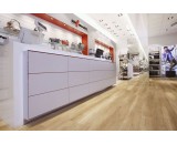 Плитка ПВХ Wineo Purline 1000 Wood Calistoga Cream PL054R 32-класс, без фаски, полиуретановые биополы, 1298x199x2мм