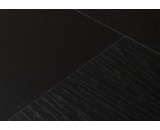 Плитка ПВХ Wineo Purline 1500 Wood XS Черный Бриллиант (Pure Black) PL194C 34-класс, без фаски, полиуретановые биополы, 600x100x2.5мм