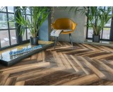 Плитка ПВХ Aquafloor Parquet+ AF6021PQN+ 43-класс, окрашенная фаска-4V, 720x120x7мм