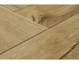 Кварцевый ламинат Aquafloor Space Parquet Light AF4501PQL 43-класс, окрашенная фаска-4V, елочкой, 610x122x4.5мм