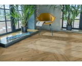 Кварцевый ламинат Aquafloor Space Parquet Light AF4501PQL 43-класс, окрашенная фаска-4V, елочкой, 610x122x4.5мм