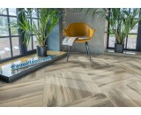 Кварцевый ламинат Aquafloor Space Parquet Light AF4502PQL 43-класс, окрашенная фаска-4V, елочкой, 610x122x4.5мм