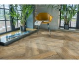 Кварцевый ламинат Aquafloor Space Parquet Light AF4504PQL 43-класс, окрашенная фаска-4V, елочкой, 610x122x4.5мм