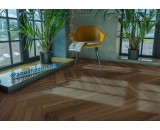 Кварцевый ламинат Aquafloor Space Parquet Light AF4510PQL 43-класс, окрашенная фаска-4V, елочкой, 610x122x4.5мм
