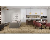 Кварцевый ламинат Damy Floor Chevron Амбуаз DF06-Ch 43-класс, фаска-4V, елочкой, 600x127x5мм