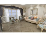Кварцевый ламинат Damy Floor Chevron Версаль DF01-Ch 43-класс, фаска-4V, елочкой, 600x127x5мм