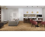 Кварцевый ламинат Damy Floor Chevron Лувр DF04-Ch 43-класс, фаска-4V, елочкой, 600x127x5мм
