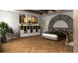 Кварцевый ламинат Damy Floor Chevron Монсоро DF09-Ch 43-класс, фаска-4V, елочкой, 600x127x5мм