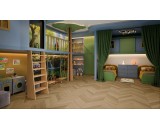 Кварцевый ламинат Damy Floor Chevron Тюильри DF03-Ch 43-класс, фаска-4V, елочкой, 600x127x5мм