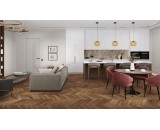 Кварцевый ламинат Damy Floor Chevron Шайо DF07-Ch 43-класс, фаска-4V, елочкой, 600x127x5мм