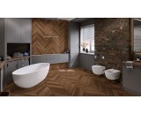 Кварцевый ламинат Damy Floor Chevron Шайо DF07-Ch 43-класс, фаска-4V, елочкой, 600x127x5мм