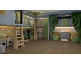 Кварцевый ламинат Damy Floor Family Дуб Мокко 0030-6 43-класс, фаска-4V, 1220x180x4мм