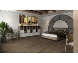 Кварцевый ламинат Damy Floor Family Орех Американский 0036-3 43-класс, фаска-4V, 1220x180x4мм