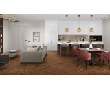 Кварцевый ламинат Damy Floor London Дерби 0036-1 43-класс, фаска-4V, елочкой, 615x123x4мм
