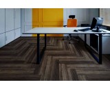 Кварцевый ламинат Floor Factor Herringbone Oak Brushed Smoke HB.17 34-класс, без фаски, 675x135x5мм