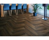 Кварцевый ламинат Floor Factor Herringbone Oak Tobacco Braun HB.15 34-класс, без фаски, 675x135x5мм