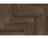 Кварцевый ламинат Floor Factor Herringbone Oak Tobacco Braun HB.15 34-класс, без фаски, 675x135x5мм