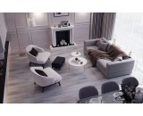 Кварцевый ламинат Stone Floor Дуб Ривьера 91785-1 33-класс, фаска, m, 1220x141x8мм