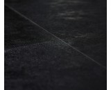 Плитка ПВХ Vinilam Ceramo Stone 61607 Сланцевый Черный с подложкой 33/43-класс, без фаски, 940x470x6мм