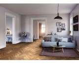 Плитка ПВХ Vinilam Паркет Версальский Клик IS11177 43-класс, фаска, 720x120x6.5мм