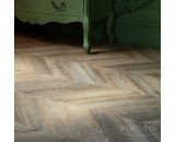 Плитка ПВХ Vinilam Шеврон Шампань RI153616CL4 43-класс, микрофаска, 1293x305x8.5мм