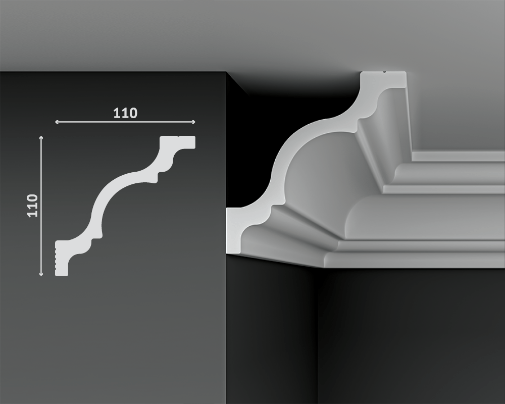 Карниз Decostar СП-110/110 110x110