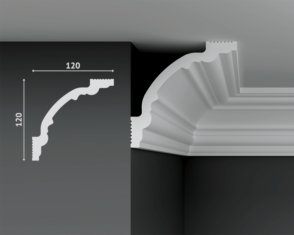 Карниз Decostar СП-120/120 120x120