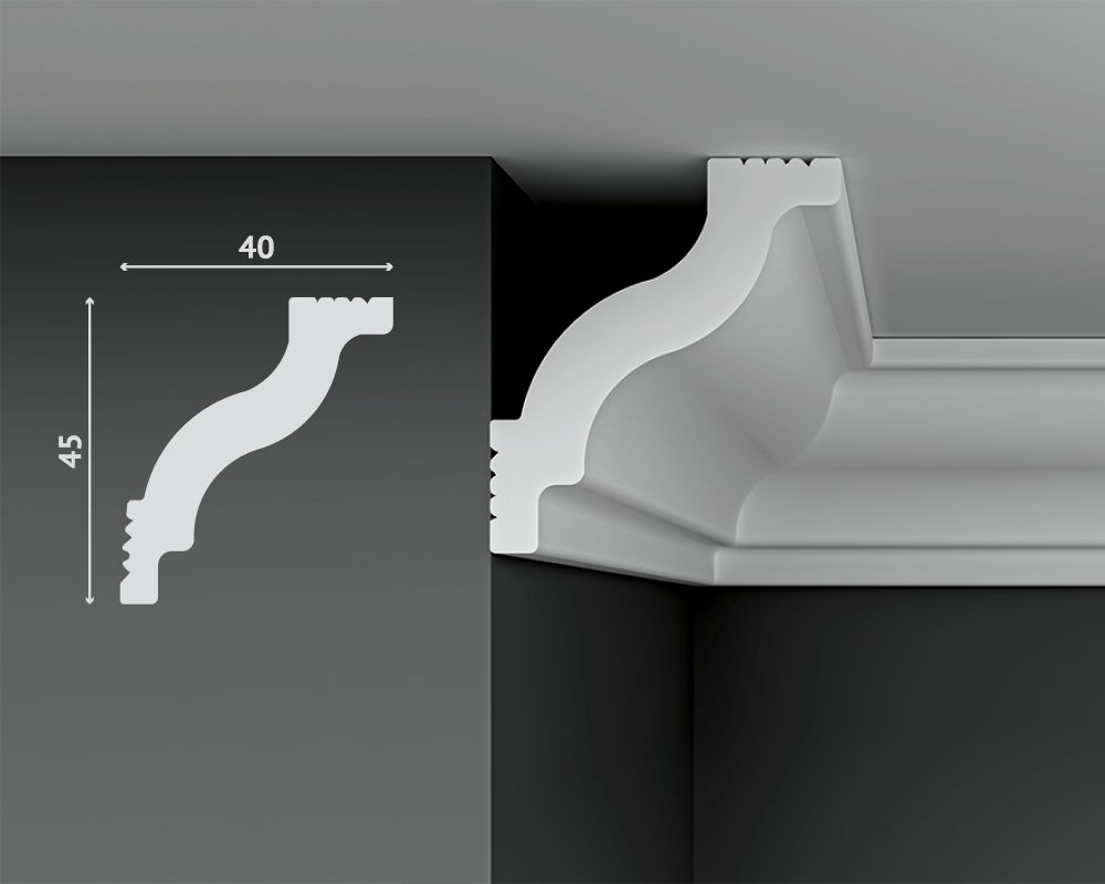 Карниз Decostar СП-45/40 40x45