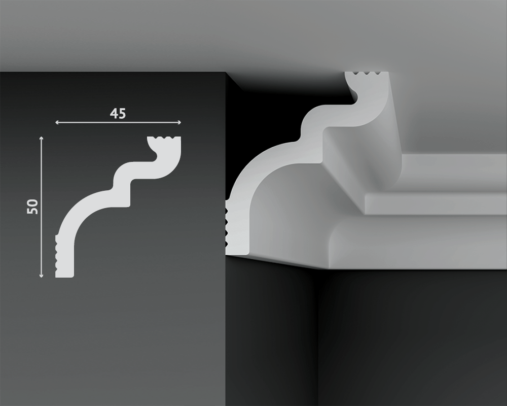 Карниз Decostar СП-50/45 45x50