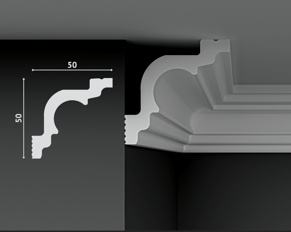 Карниз Decostar СП-50/50 50x50