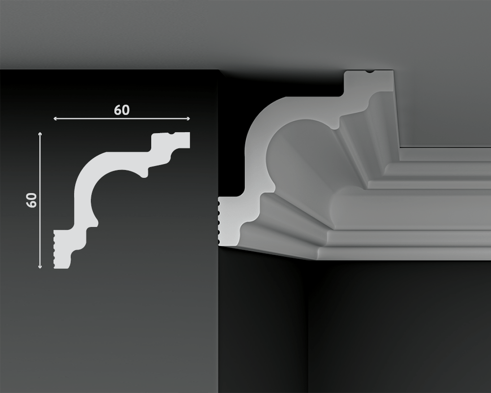 Карниз Decostar СП-60/60 60x60