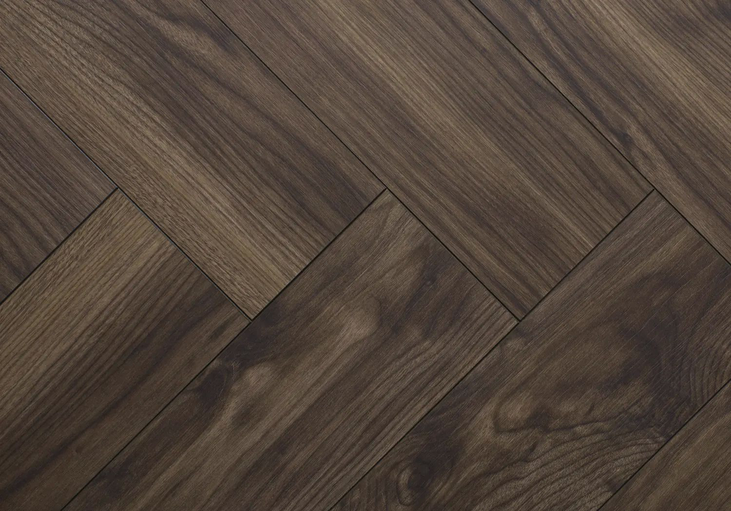 Ламинат Homflor Herringbone 520 Chocolate Walnut 33-класс, фаска-4V, елочкой, 644x143x12мм