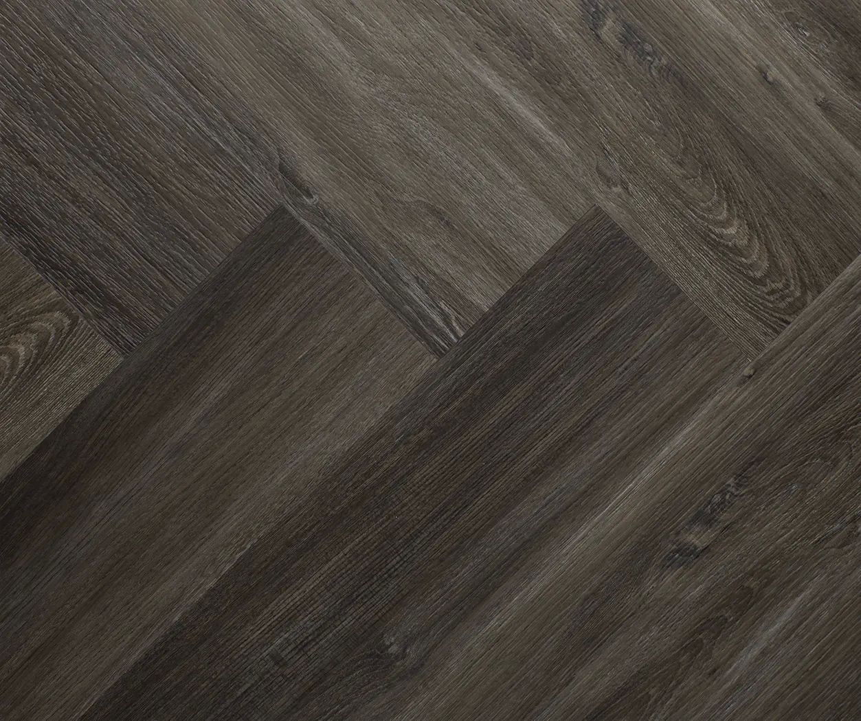 Кварцевый ламинат Floor Factor Herringbone Oak Brushed Smoke HB.17 34-класс, без фаски, 675x135x5мм