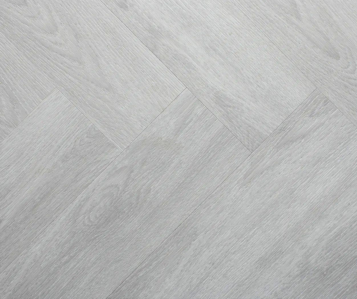 Кварцевый ламинат Floor Factor Herringbone Oak White Smoke HB.02 34-класс, без фаски, 675x135x5мм